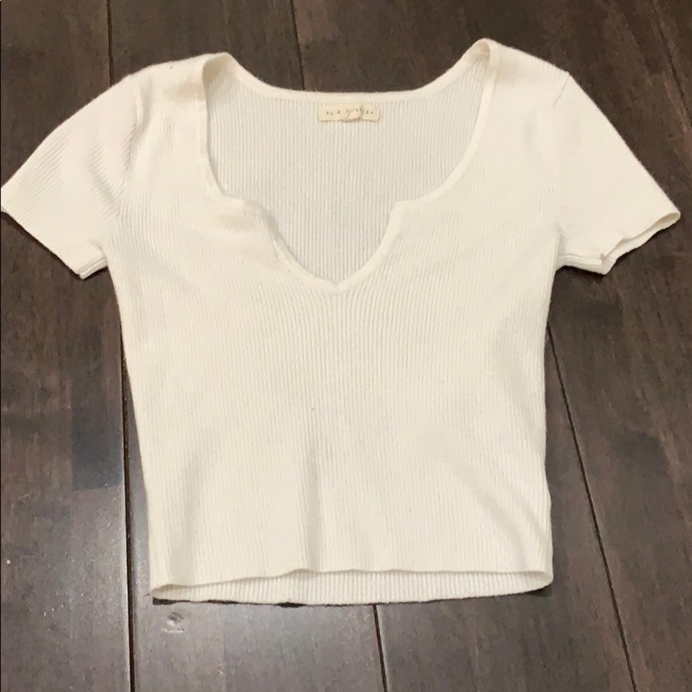 low neck top